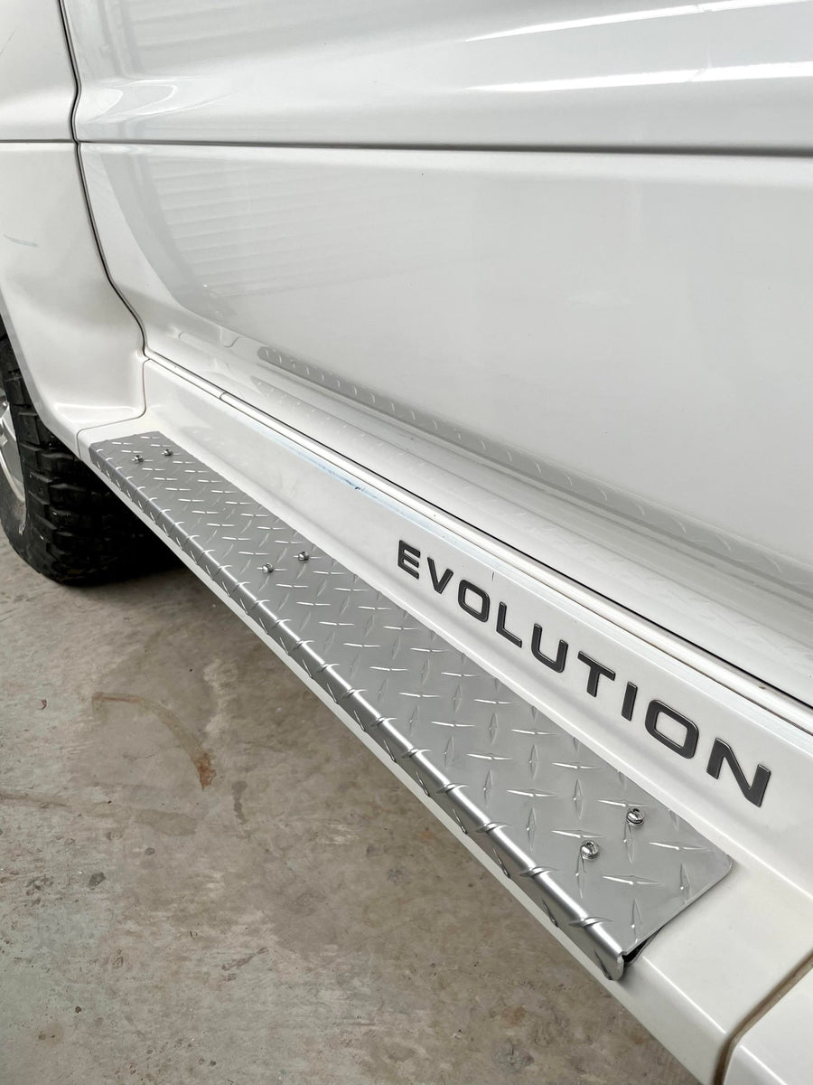 Pajero Evolution Aluminum Side Steps